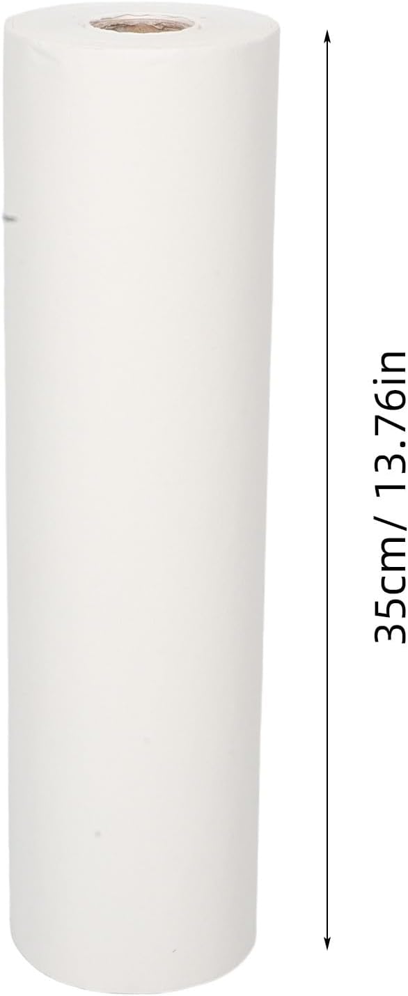 BUTIFULSIC 1 Roll Xuan Paper Roll for Chinese Calligraphy and Art 35cm x 50m Semi-Ripe Rice Paper for Ink Writing and Outdoor Sketching