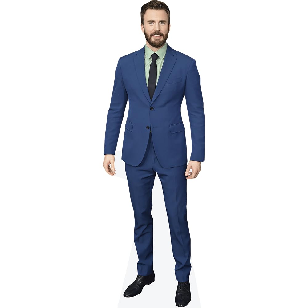 Chris Evans (Blue Suit) Mini Size Cutout