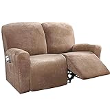 DECORACIÓN ESTÉTICA: Transforma tu habitación con nuestra funda para sillón reclinable! Nuestras fundas pueden evitar que sus muebles se rayen, pelo de mascota, daños y manchas diarias. Una elección perfecta para todos aquellos que necesitan una buena apariencia y un atractivo estético pero que tampoco quieren comprometer la funcionalidad y el valor de utilidad..