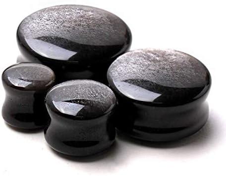 Vista 3 de Sillín de plata natural con piedra obsidiana WildKlass