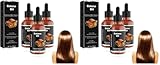 Bio Batana öl für haarwachstum, 3 Stück Veganic Natural Hair Growth oil für Männern und Frauen Haare Dr Sebi, Verbessert Die Ausstrahlung von Haar (180ml) (Packung mit 2)