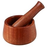 Mortier en bois - pour la maison : résolvez facilement les problèmes de cuisine, un outil pour les cuisines domestiques.