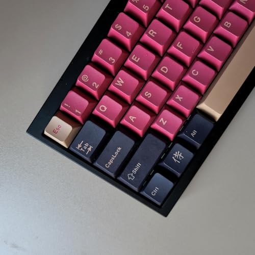 Teclas PBT Cherry Profile Red Samurai, set grande con acabado premium 5