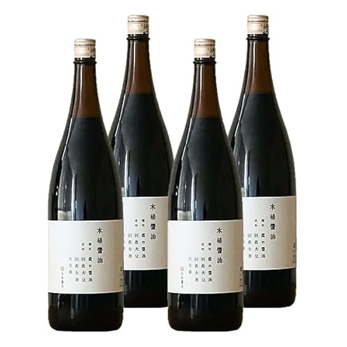 丸島醤油 木桶醤油 1.8L 4本セット こいくちしょうゆ 本醸造 木桶 木桶仕込 手間暇 じっくり熟成 こだわり 国産 大豆 小麦 食塩 小豆島醤油 煮物 刺身 万能 まとめ買い