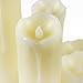 WYZworks LED Flickering Flameless Melting Ivory Timer Candles, Set of 6 Faux Dripping Wax, Battery Operated for Christmas Valentine Halloween Holiday Viking Gothic Decor 2