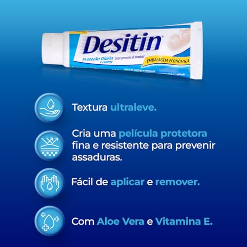 Desitin Proteção Diária Creamy Creme Preventivo De Assaduras Creamy,113g
