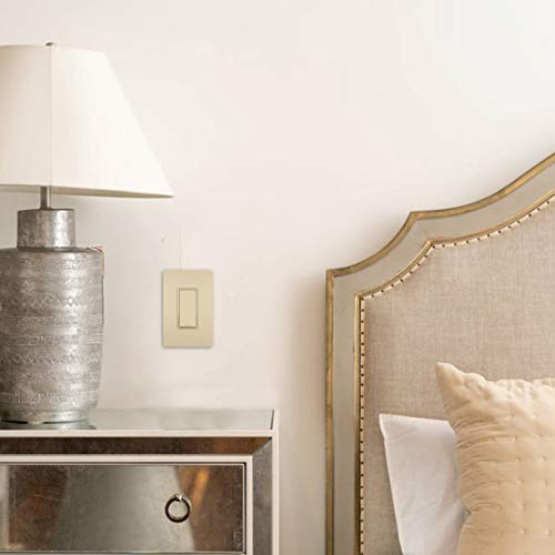 Image of Legrand Radiant 15 Amp Rocker Wall Switch, Decorator Light Switches, Ivory, 4-Way, TM874ICC6 (Pack of 2)