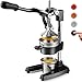 Eurolux Ultra-Premium Cast Iron Juicer | Extra-Large, Heavy Duty, Commercial Grade, Stainless Steel Manual Hand Press Citrus Squeezer For Fresh Orange Juice, Pomegranate, Lemon, and Much More (Black)