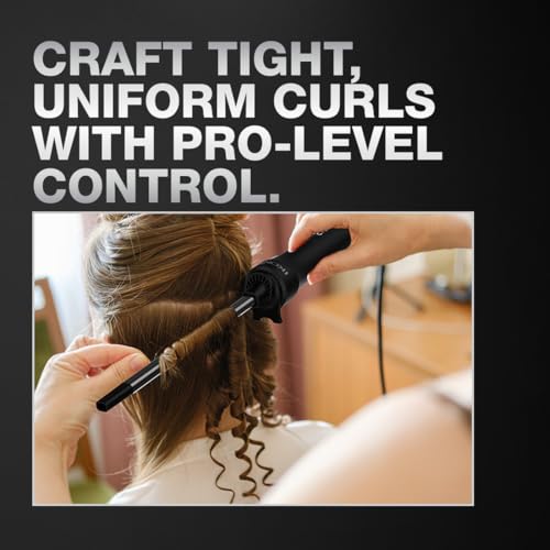 Image of IKONIC Hotwand 2.0, with 10mm Titanium Barrel for Tight Skinny Curls, 8inch Long for Longer Hair, 360 Swivel Cord for Easy Curly Hair Style