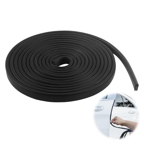 Protector de Bordes de Goma EPDM, Perfil de Protección en Forma de U para Chapa, Puertas de Coche, Escotillas, Esquinas de Mesa, Autoadhesivo y Duradero (2mm*3m)