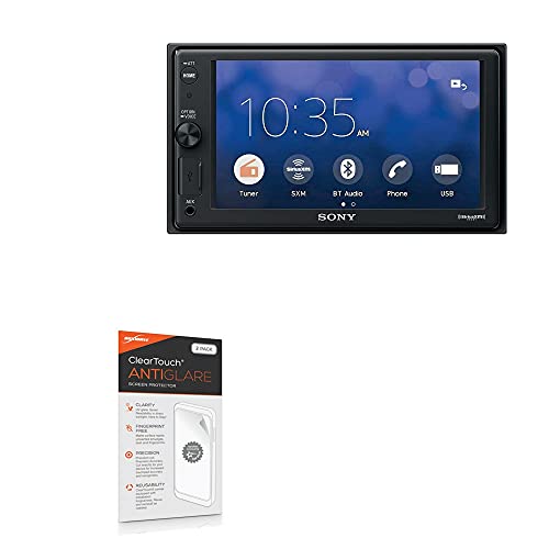 BoxWave Screen Protector Compatible with Sony XAV-AX1000 - ClearTouch Anti-Glare (2-Pack), Anti-Fingerprint Matte Film Skin for Sony XAV-AX1000, Sony XAV-AX1000, XAV-W651BT