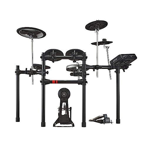 Image of Yamaha DTX6K-X Electronic Drum Set with DTX-PRO Module, 70 Premium Customizable Kits, Kit Modifier Controls, USB Audio /MIDI, Silent Silicone Heads, DTX Touch Sound Editor Smart App | Dtx-Pro with Kit Modifier, 8-Inch Tcs 3-Zone Snare, 13-Inch 3-Zone Ride, USB Audio and Midi, Dtx-Touch App