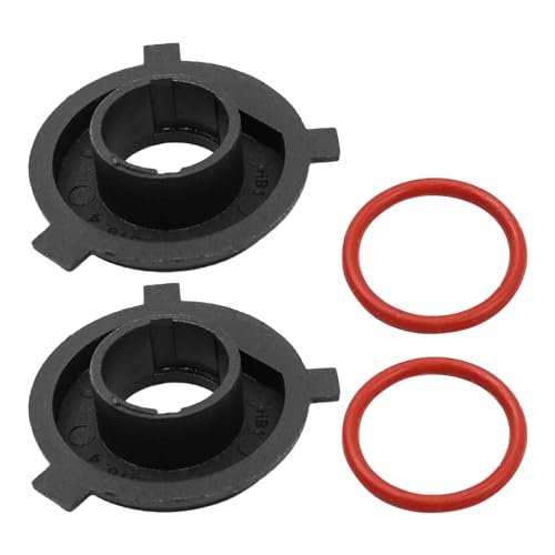Hsthe Sea Adaptateur de Phare LED H4 4 pièces, Support de Lampe à Douille avec bagues d'étanchéité, Compatible avec l'adaptateur de Conversion de Douille...