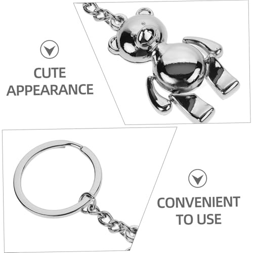 Porte-clés ours et charme pour sac, le cadeau original idéal