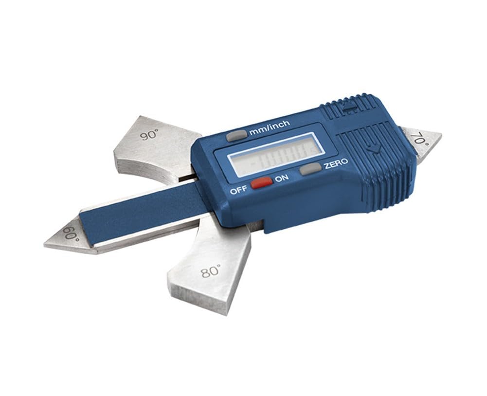 Cyfrowy miernik spawalniczy 20 mm z wyświetlaczem LCD do kontroli zaokrągleń szwów, dokładność 0,01 mm