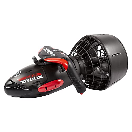 Yamaha Seascooter RDS300 with Camera Mount Recreational Dive Series Underwater Scooter , Black / Red, Large