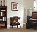 duraflame Freestanding Electric Fireplace Stove Heater with 3D Flame Effect for 1,000 Sq. Ft, Bronze