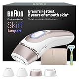 Braun Epilateur A Lumiere Pulsee Intelligent Skin i·expert PL7387, Epilation A Domicile, ...
