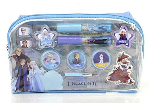 Disney Frozen Essential Makeup Bag - Make-up-Set für Mädchen - Beautycase mit Frozen-Schmink-Kit und buntem Zubehör - Frozen Spielzeug und Geschenke für Kinder Cover
