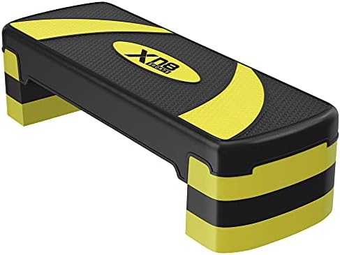 Xn8 Steppers for Exercise Workout 3 Height Adjustable 10cm 15cm 20cm Exercise Step Non-Slip Aerobic Fitness Cardio Home Gym Routines Training