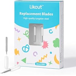 LIKCUT Replacement Blades for Glee S501 & S41 Cutting Machine, Glee S501 Cutting Blades, Cutting Tool, 2 Packs