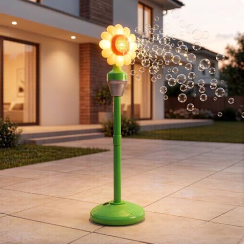 Máquina de burbujas de pie de 20 pulgadas con control remoto para niños y bodas