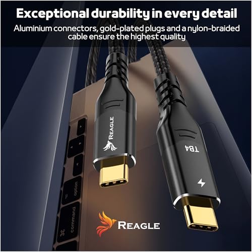 Cable Thunderbolt 4 de 3 metros con Power Delivery de 100W y transferencia de 40 Gbit/s 6