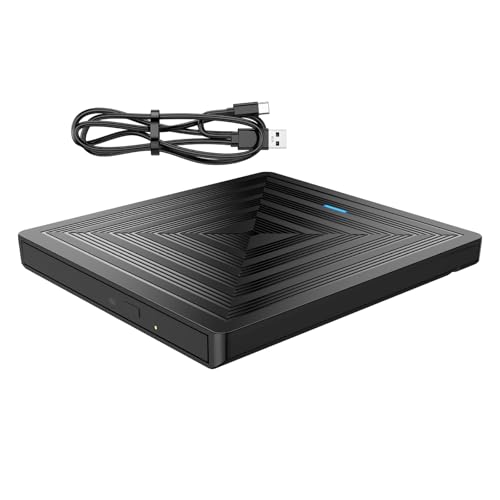 Graveur DVD externe USB 3.0 à haute vitesse de transfert pour sauvegardes de fichiers PC