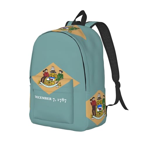 Sac à dos voyage femme motif Delaware grand compartiment PC portable