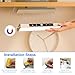 Rotatable Under Cabinet Lights Magnetic Stickys - Replacement Magnetic Strips with Adhesive Backing for Under Cabinet Lighting,Increase The Lighting Angle of Cabinet Lights, Tools (NOTwith Light