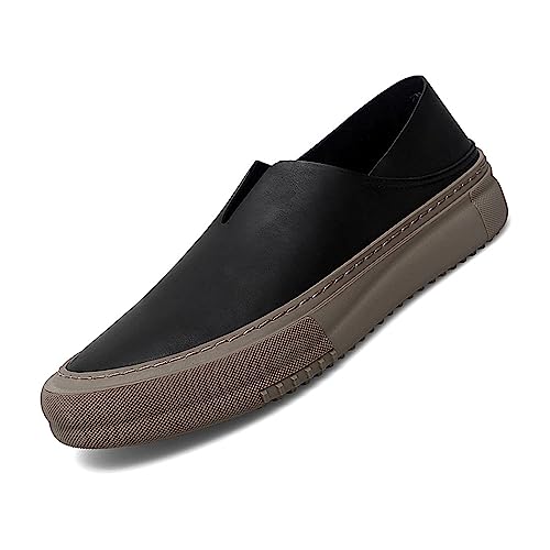 Men's Hollow Soft Sole Slip On Flat Loafers,Handmade Stitching Fashion Casual Outdoor Breathable Lightweight Driving Dress Shoe,Moccasin Cutout Flats