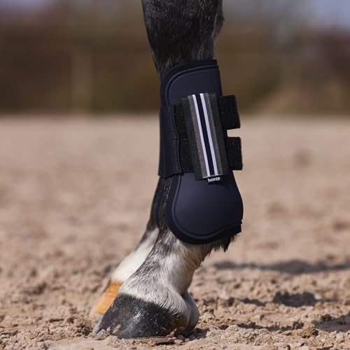 Horze Adepto Tendon Boots Full protectores ecuestres con materiales de alta resistencia 7