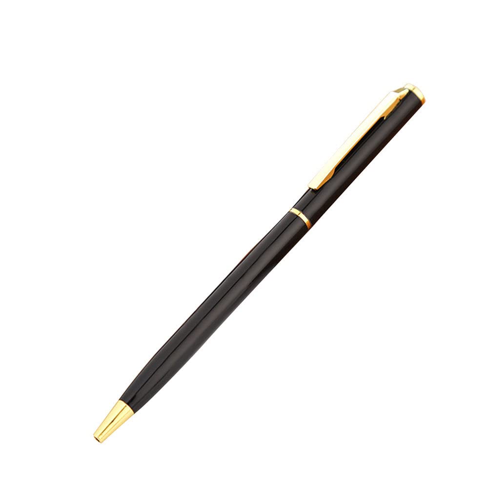 Generic luxury quality 006 MATTE BLACK metal classical golden student Ballpoint Pen men signature INK PENS Stationery Office