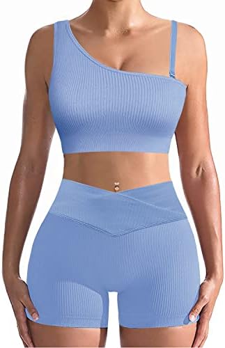 niyokki Workout Sets for Women Two Piece Sexy Summer Sports Bra a...