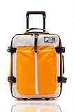 Maleta de Cabina Equipaje de Viaje de Mano Maleta Blanda de Nylon Duffel para Ryanair Easyjet 55x35x20 Trolley Juvenil by TOKYOTO Luggage 52cm Sof Yellow