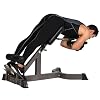 romeinse stoel Op Zwaar Werk Berekende Roman Stoel Binnen, Fitnessbank met Antislip Voetplaten & Voetsteunen & Handgrepen, Oefenapparatuur voor Training Buikspieren Biceps