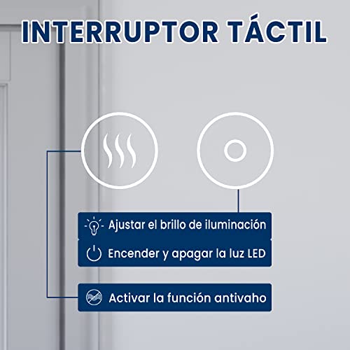 SONNI-Espejo-Bano-con-Luz-Regulable-3-Colores-Antivaho-80×80-cm-Espejo-Bano-LED-Redondo-Pared-con-Interruptor-Tactil-IP65
