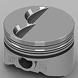 KB Performance Pistons KB115.040-6cc Flat Top Piston Set for Small Block Ford