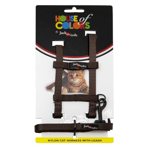 Harnais pour chat avec laisse Jack and Vanilla accessoire de sécurité nylon - 2