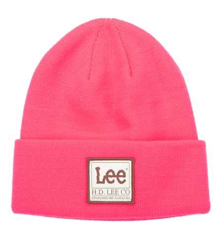 Lee Bonnet tendance unisexe à larges poignets en maille premium douce et chaude