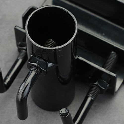 Support de parasol de balcon anti-vent avec pince métallique de table