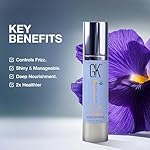 GK HAIR Global Keratin Leave in Cashmere Hair Smoothing and Styling Cream (1.69 Fl Oz/50ml) Argan Oil for Anti-Frizz Sleek Shine and Hydrates Dry Damaged and Unmanageable Hair Repair - Image 4