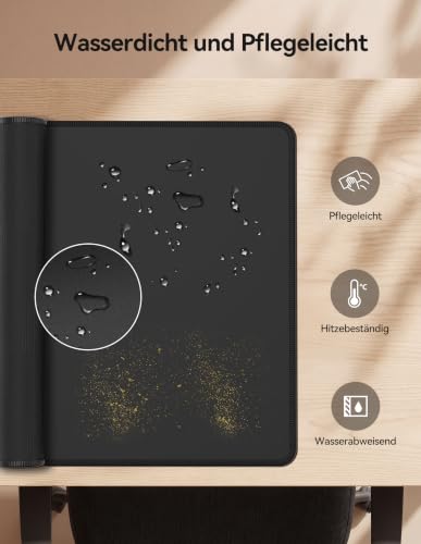 TECKNET Übergröße Gaming Mauspad 1200x600mm XXXL Mousepad, Wasserfest Gewebe Tischunterlage Large Size Gamer Mouse Pad… – Ansicht 5