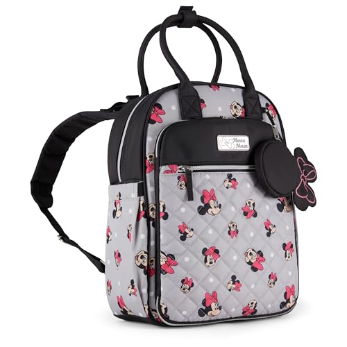 Image of Disney Cudlie Backpack Diaper Bag for Moms | Large Spacious Travel Diaper Backpack for Baby Boy and Girl | 16-Inches Height Multi-Functional Baby Bag with Cute Patterns