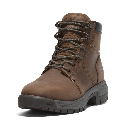 Timberland PRO Timberland PRO Men's Montauk 6 Inch Soft Toe Industrial Work Boot, Gaucho Brown, 14W