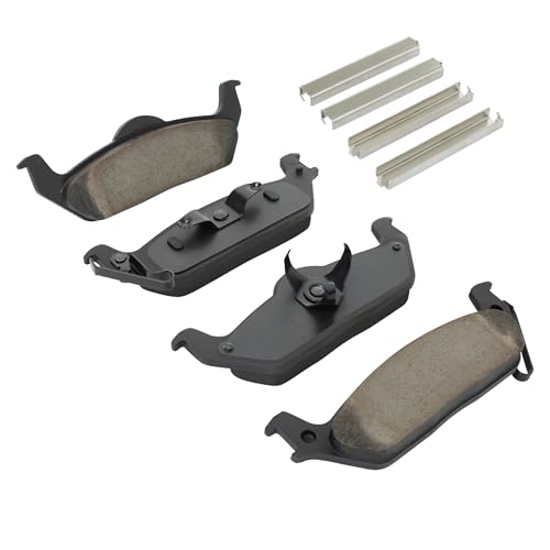 Image of QUALITY-BUILT Rear Ceramic Brake Pads, Black Series 1003-1012C, Compatible with 2003-2014 Ford /Lincoln (F-150,F-250,Lobo,Mark LT)