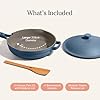 Our Place Large Always Pan | 12.5" Ceramic Pan with Modular Lid & Beechwood Spatula | Patented 10-in-1 Nonstick, Non-Toxic Cookware Made Without PFAS | Induction & Oven-Safe up to 450°F | Char #2
