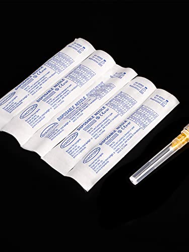Disposable Sterile Needles 100Pack (25G-1In) #TOP4
