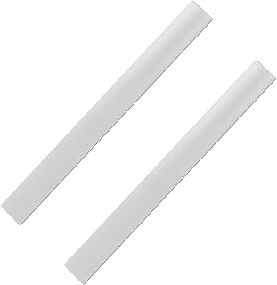 2PACK 304 Stainless Steel Sheets, 3MM Thickness Stainless Steel Metal Shim Stips Metal Sheets for Kitchen DIY Craft Making - 12'' Length x 1.5'' Width x 0.12'' Thickness