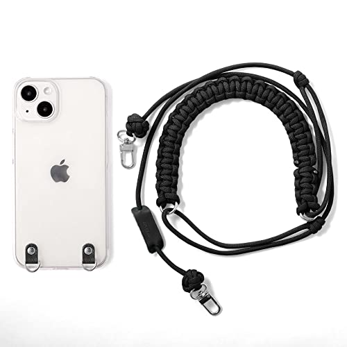 COVERARY �݊��i/���� Galaxy S25 FE �P�[�X �N���A�P�[�X �n�[�h�p �P�[�X �w�ʃP�[�X �V�����_�[�X�g���b�v �p���R�[�h ������� �l�C [�u���b�N] SIM�t���[ 100063224a